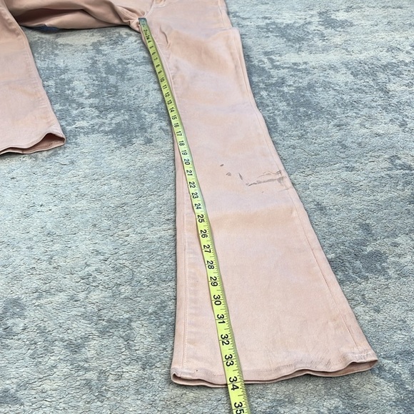 L’Agence Selma High Rise Bootcut Jeans Petal Coated Pink Sz 23 - Picture 8 of 13